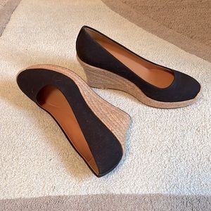 J. Crew Navy Espadrilles, Size 7.5, Almost New